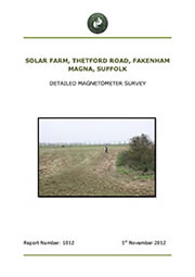 Solar Farm Fakenham Magna Suffolk Report